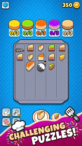 Piece of Cake! [MOD: безлимитные деньги и подсказки] Screenshot 1