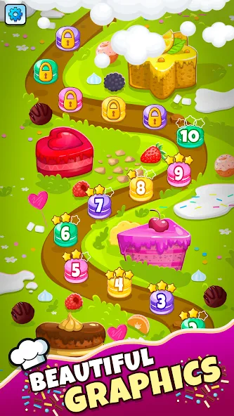 Piece of Cake! [MOD: безлимитные деньги и подсказки] Screenshot 2