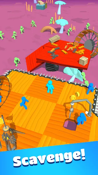 Zombie Raft [MOD: много денег и ресурсов] Screenshot 3
