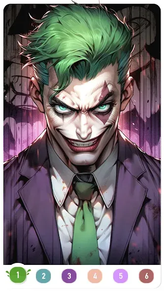 Clown Color, Paint by number [MOD: яркие краски и все раскраски] Screenshot 3