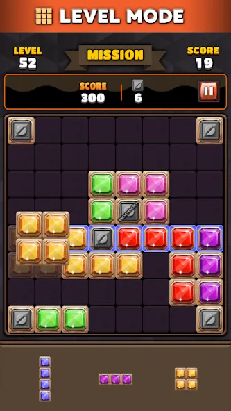 Block Puzzle 8x8 [MOD: без рекламы и бесконечные ходы] Screenshot 1