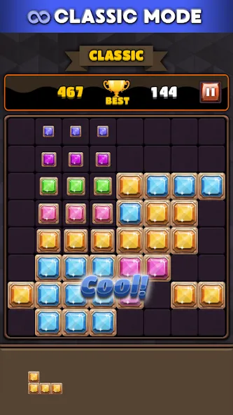 Block Puzzle 8x8 [MOD: без рекламы и бесконечные ходы] Screenshot 2
