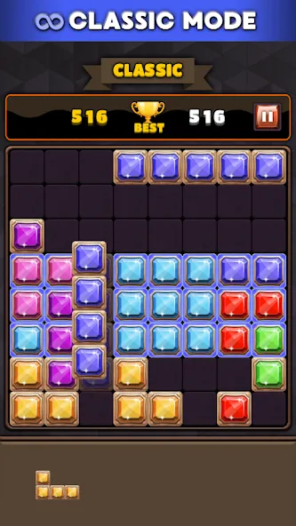 Block Puzzle 8x8 [MOD: без рекламы и бесконечные ходы] Screenshot 4