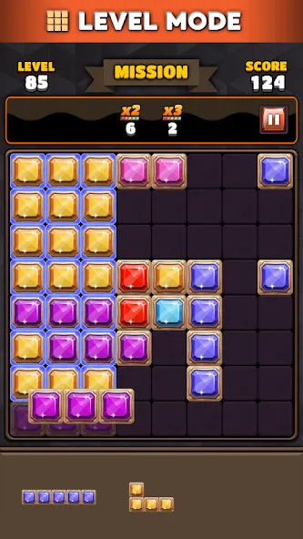 Block Puzzle 8x8 [MOD: без рекламы и бесконечные ходы] Screenshot 5