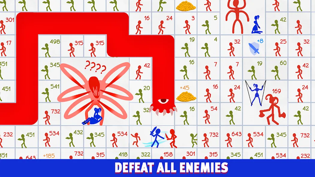 Mighty Party [MOD: безлимитные ресурсы и усиленные герои] Screenshot 3