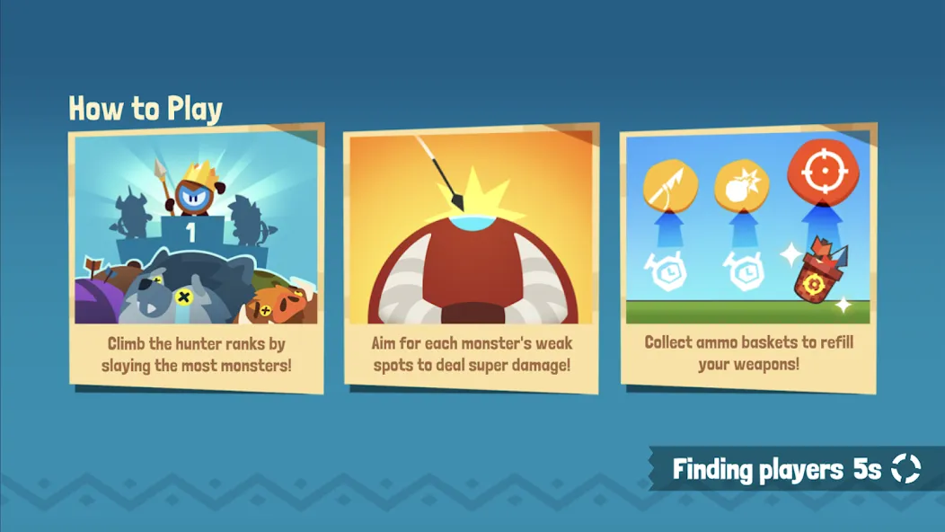 Tiny Hunters - Monsters Attack [MOD: безлимитные монеты и энергия] Screenshot 3