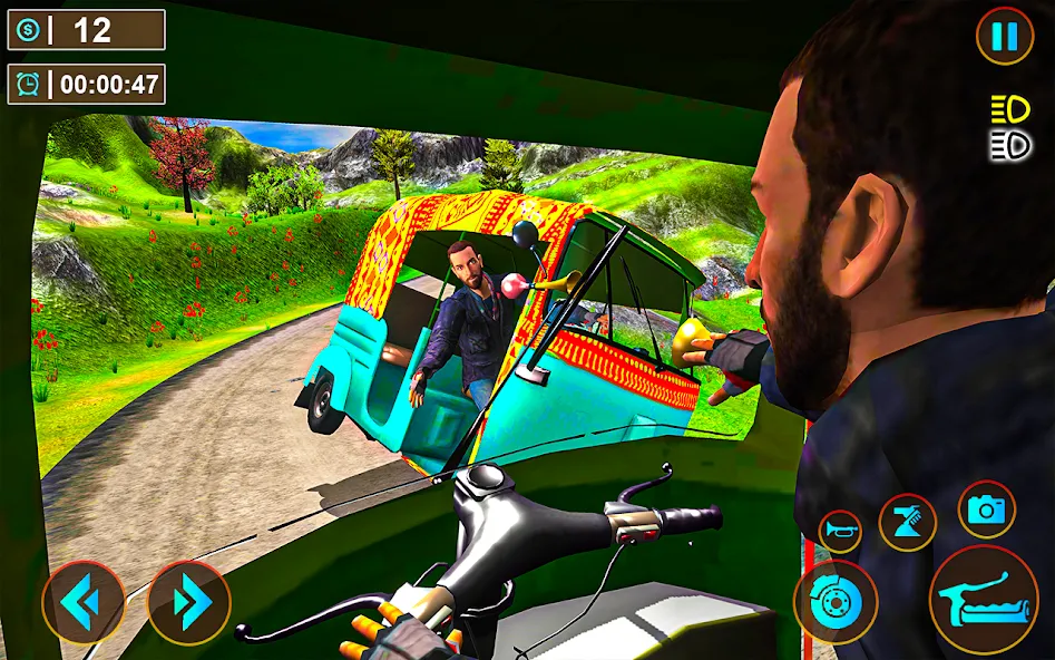 Tuk Tuk Offroad Auto Rickshaw [MOD: безлимитные деньги и топливо] Screenshot 4