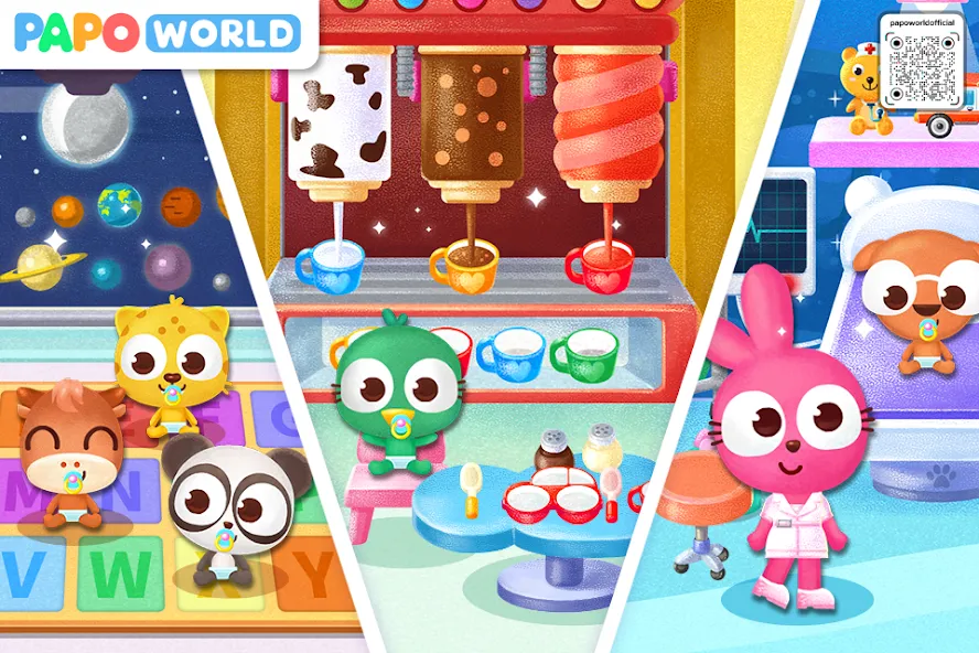 Papo Town Preschool [MOD: разблокированы все локации и предметы] Screenshot 4