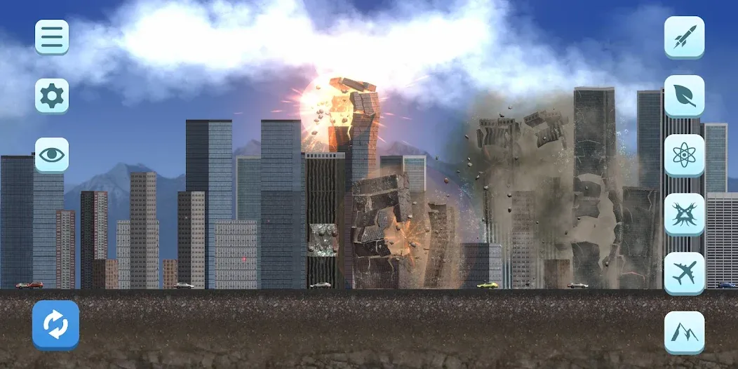 City Smash [MOD: разрушение города без ограничений] Screenshot 2