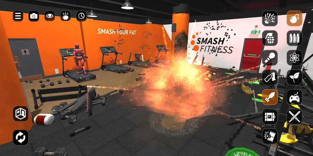Room Smash [MOD: разблокированы все комнаты и предметы] Screenshot 2