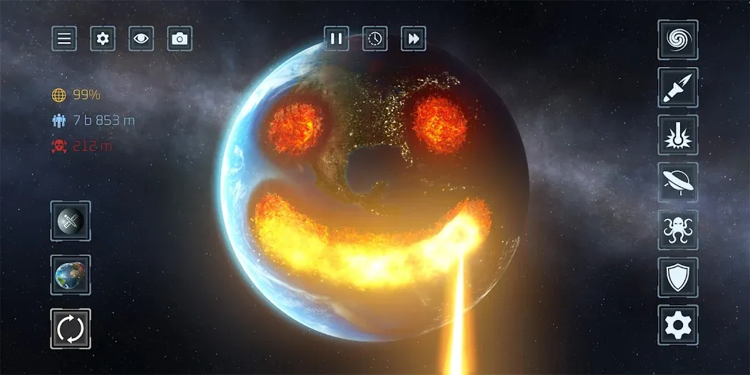 Solar Smash [MOD: все планеты и бесконечное оружие] Screenshot 1