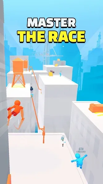Parkour Race - FreeRun Game [MOD: безлимитные деньги и ускоренный бег] Screenshot 3