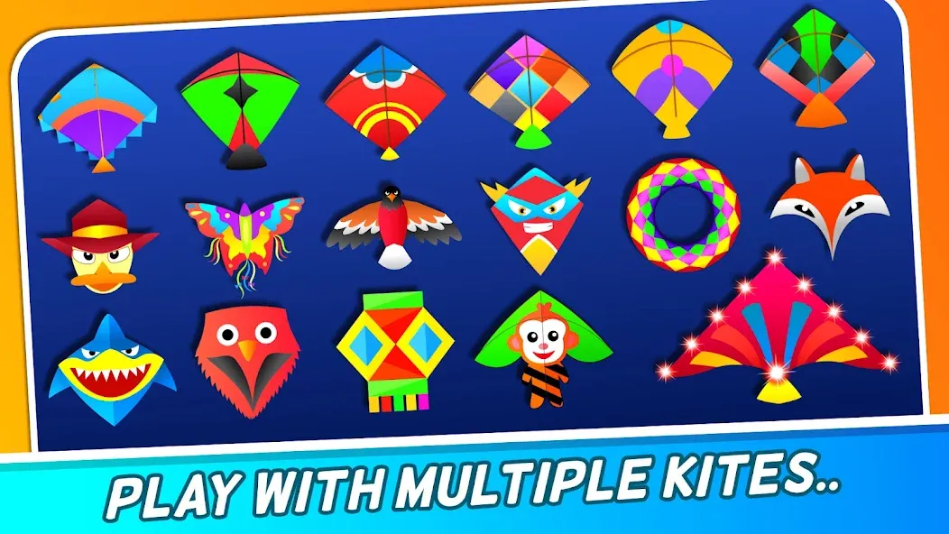 Indian Kite Flying 3D [MOD: безлимитные деньги и все кайты открыты] Screenshot 1