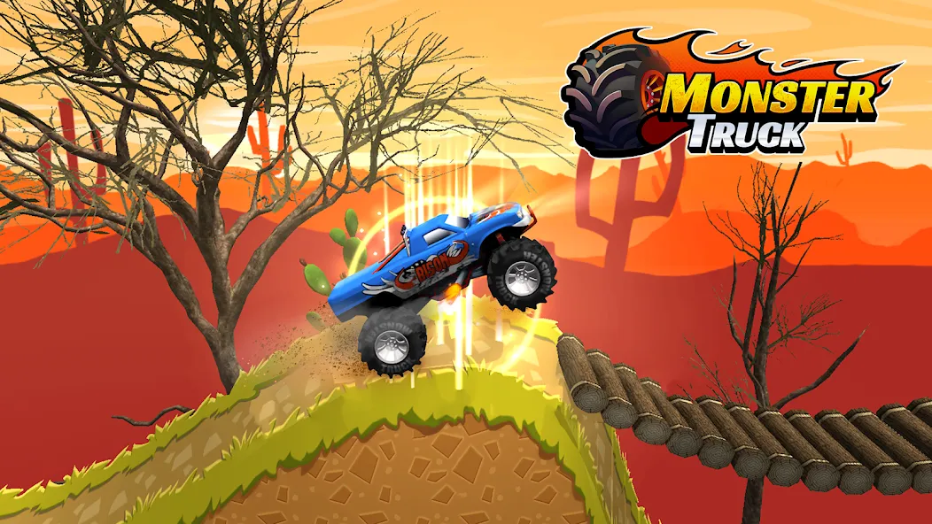 Monster truck: Extreme racing [MOD: безлимитные деньги и топливо] Screenshot 1
