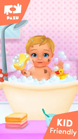 Baby care game &amp; Dress up [MOD: много денег и все наряды] Screenshot 3