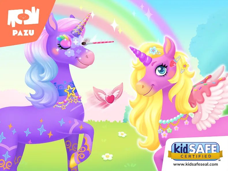 My Unicorn dress up for kids [MOD: без рекламы и все наряды открыты] Screenshot 5