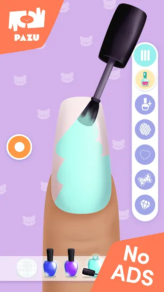 Girls Nail Salon - Kids Games [MOD: все салоны и украшения открыты] Screenshot 2