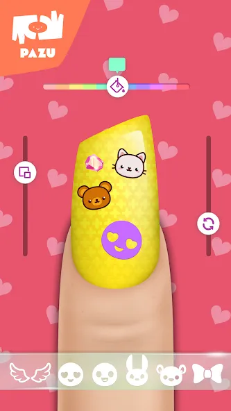 Girls Nail Salon - Kids Games [MOD: все салоны и украшения открыты] Screenshot 4