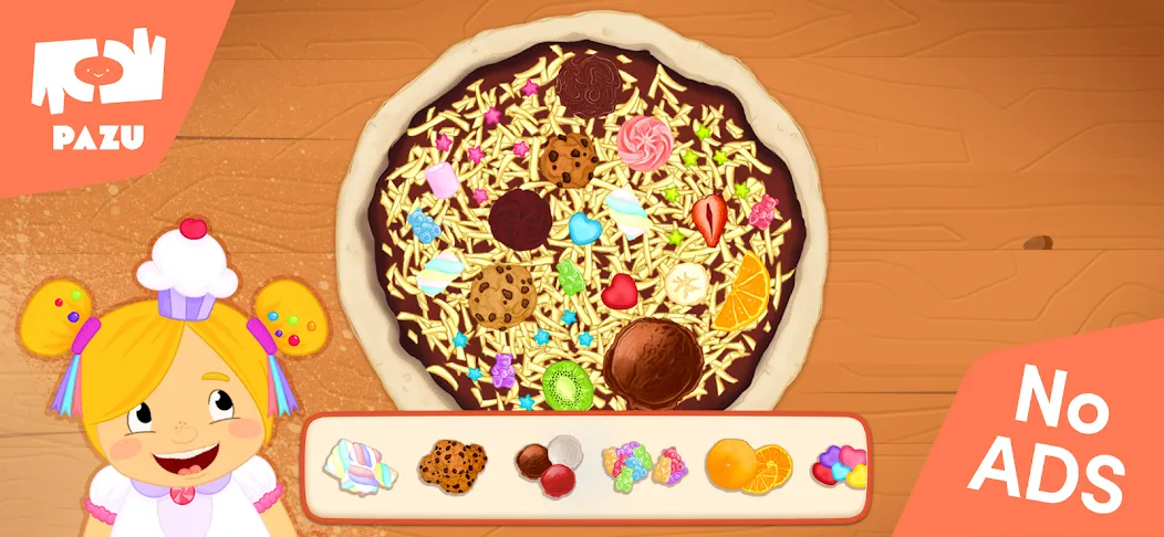 Pizza maker cooking games [MOD: безлимитные деньги и все ингредиенты] Screenshot 2