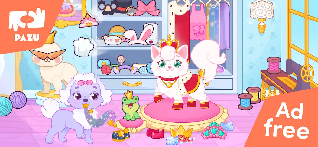 Princess Palace Pets World [MOD: открыты все питомцы и локации] Screenshot 1