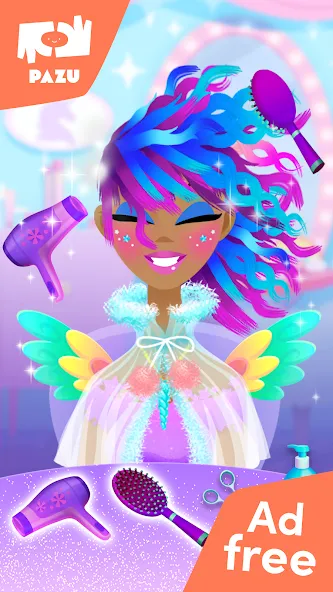 Girls Hair Salon Unicorn [MOD: разблокированы все прически и аксессуары] Screenshot 2