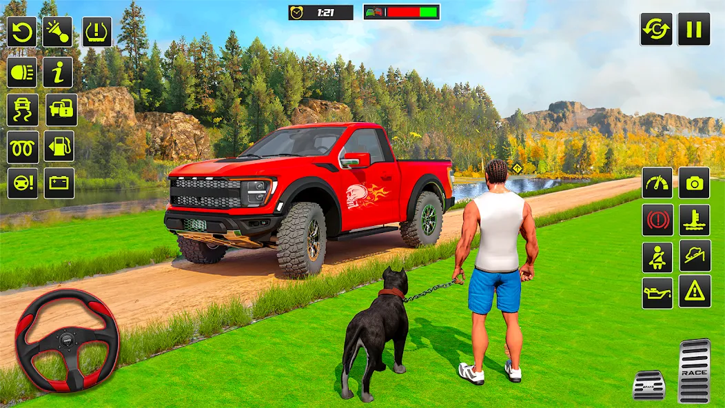 Offroad 4x4 Jeep Driving Game [MOD: безлимитные деньги и топливо] Screenshot 1