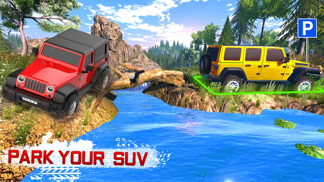 Offroad 4x4 Jeep Driving Game [MOD: безлимитные деньги и топливо] Screenshot 4