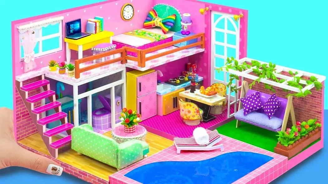 Girl Doll House Design Games [MOD: безлимитные деньги и все предметы] Screenshot 2