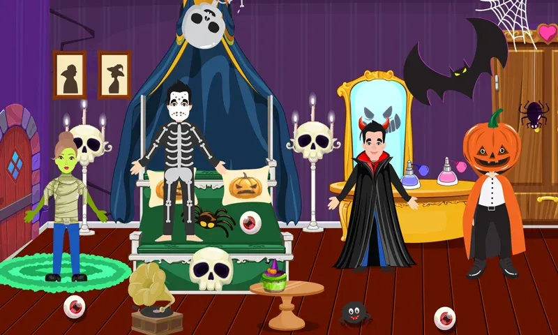 Pretend Play Halloween Party [MOD: все предметы для хэллоуинской вечеринки] Screenshot 3