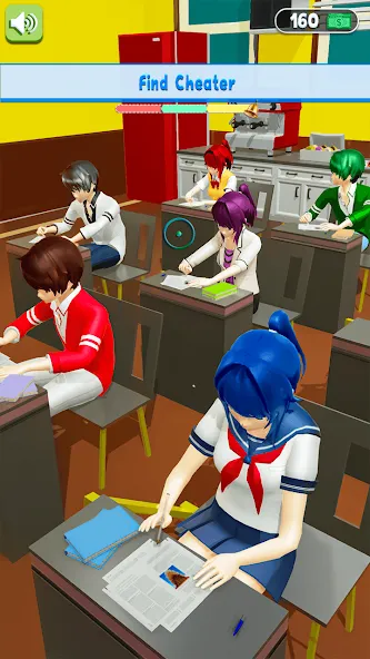 Anime School Teacher Simulator [MOD: безлимитные деньги и все костюмы] Screenshot 4