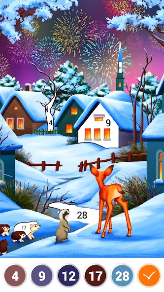 Art Coloring - Color by Number [MOD: все раскраски и подсказки доступны] Screenshot 2