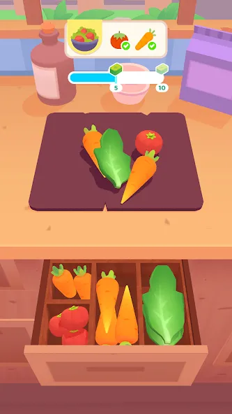 The Cook - 3D Cooking Game [MOD: безлимитные деньги и все рецепты открыты] Screenshot 5