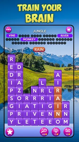 Word Stacks [MOD: открыты все уровни и подсказки] Screenshot 3