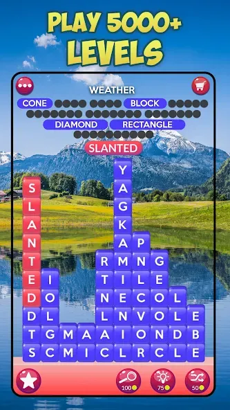 Word Stacks [MOD: открыты все уровни и подсказки] Screenshot 4