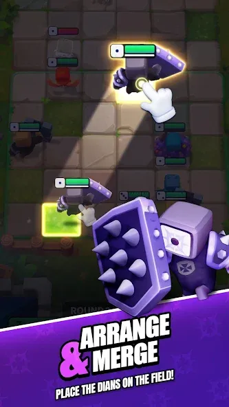 Roll Roll: Dice Heroes [MOD: безлимитные ресурсы и герои открыты] Screenshot 1