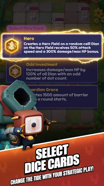 Roll Roll: Dice Heroes [MOD: безлимитные ресурсы и герои открыты] Screenshot 2