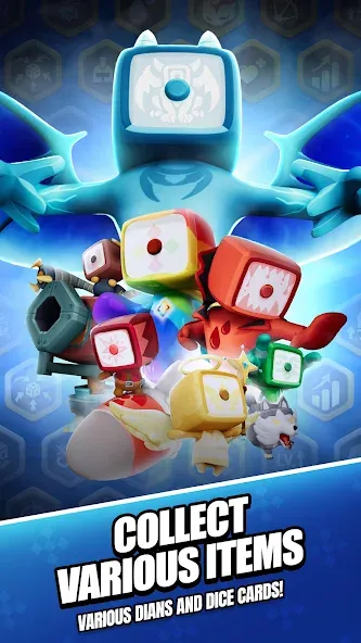 Roll Roll: Dice Heroes [MOD: безлимитные ресурсы и герои открыты] Screenshot 4