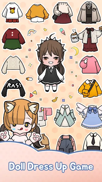 Unnie doll [MOD: все наряды и аксессуары открыты] Screenshot 1