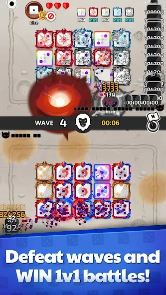 Random Dice Defense : PvP TD [MOD: безлимитные деньги и все кости открыты] Screenshot 2