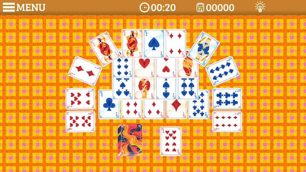 Golf Solitaire Multi CardsGame [MOD: безлимитные подсказки и отмены] Screenshot 4