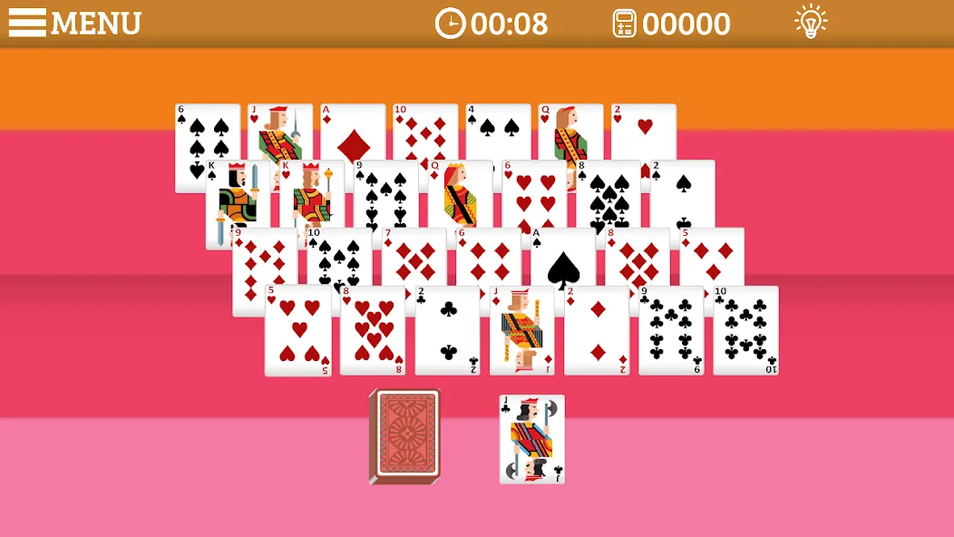 Golf Solitaire Multi CardsGame [MOD: безлимитные подсказки и отмены] Screenshot 5