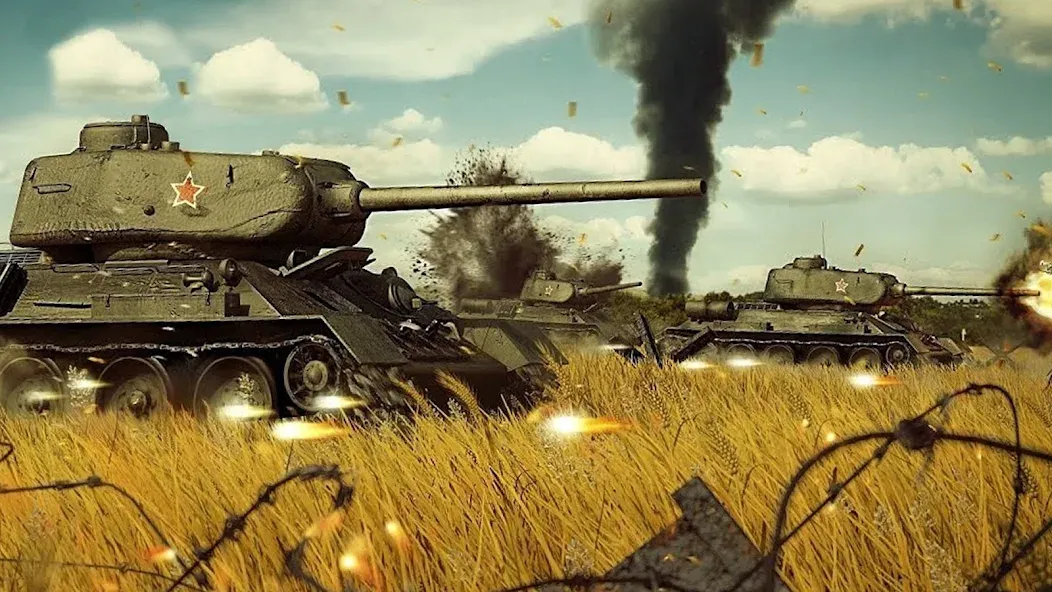 Army Tank Games Offline 3d [MOD: безлимитные деньги и улучшенная броня] Screenshot 3