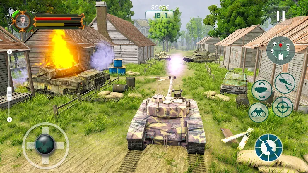 Army Tank Games Offline 3d [MOD: безлимитные деньги и улучшенная броня] Screenshot 4