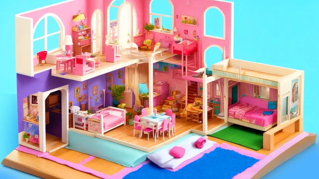 Doll House Design: Girl Games [MOD: безлимитные деньги и всё открыто] Screenshot 3