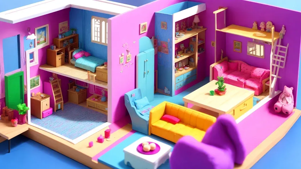 Doll House Design: Girl Games [MOD: безлимитные деньги и всё открыто] Screenshot 4