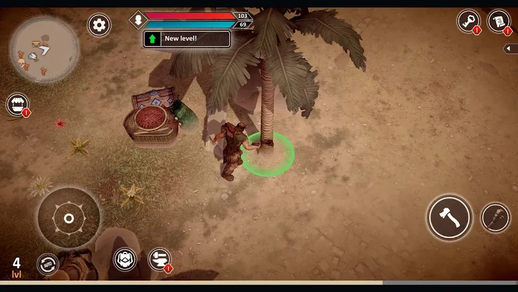 Exile: Wasteland Survival RPG [MOD: безлимитные ресурсы и мощное оружие] Screenshot 1