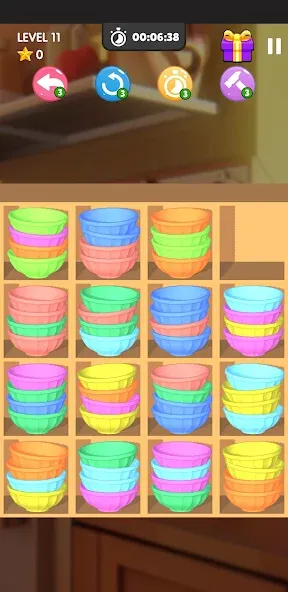 Bowl Sort Bonanza [MOD: безлимитные подсказки и открыты все уровни] Screenshot 4