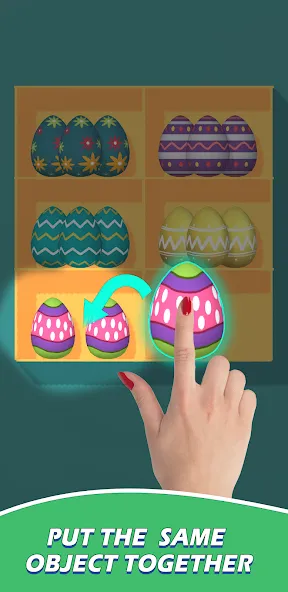 Tidy Box Match 3D [MOD: безлимитные деньги и подсказки] Screenshot 4