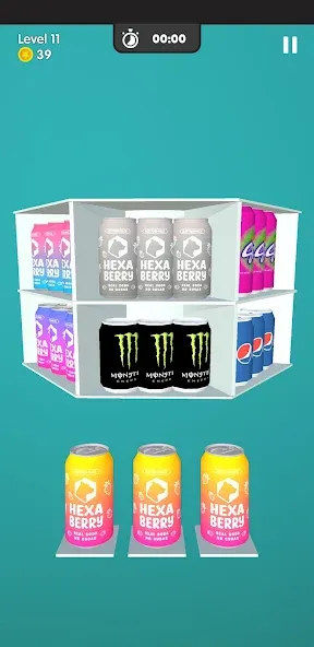Tidy Goods Match 3D Master [MOD: безлимитные подсказки и открыты все уровни] Screenshot 1