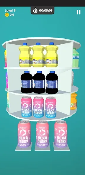 Tidy Goods Match 3D Master [MOD: безлимитные подсказки и открыты все уровни] Screenshot 2
